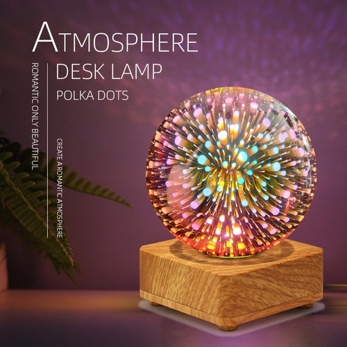 3D Firework Decoration Table Lamp
